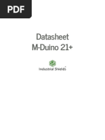 M Duino21+Arduino PLC Datasheet