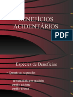 Slides Sobre Benefícios Acidentários