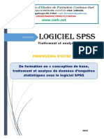 Formation sur le logiciel  SPSS  à ouagadougou