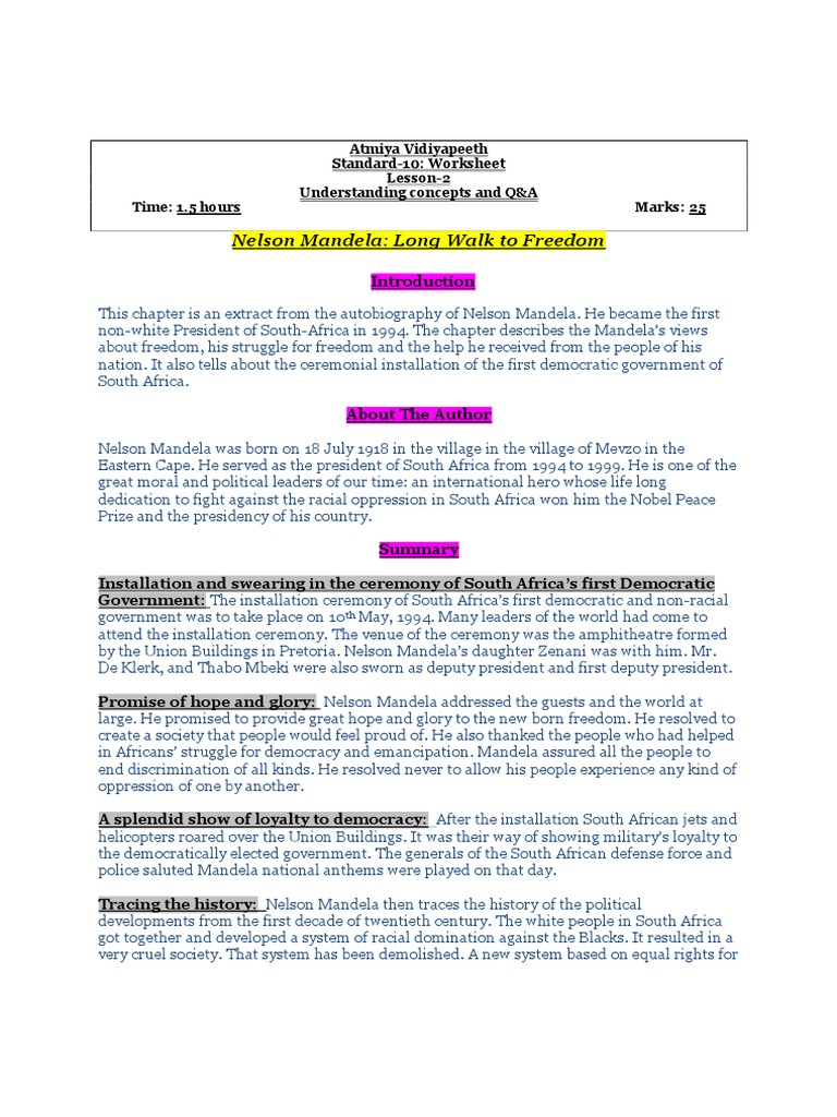 Std.-10 (ENGLISH Worksheets) (15-04-2020) | PDF