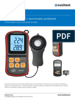 Luxometro Digital y Termometro Ambiental, GM1030