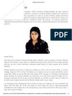 Biografia de Michael Jackson