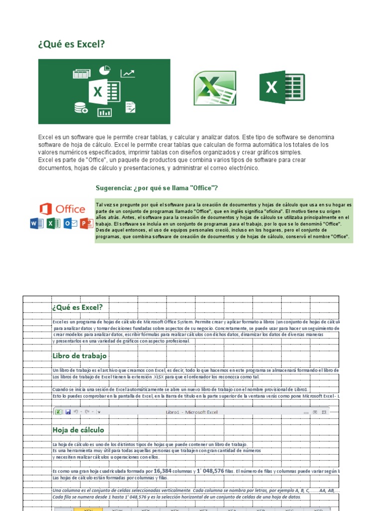 Fundamento Teorico Excel 01 | PDF | Microsoft Excel | Microsoft Office