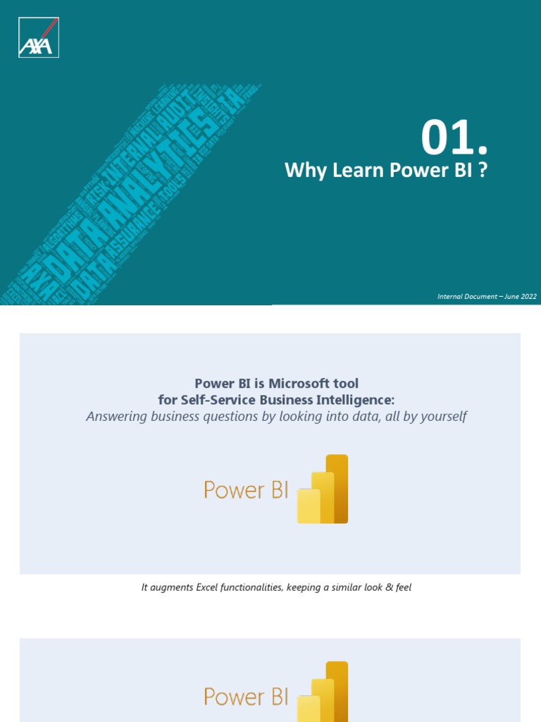 Power BI Training Overview for AXA | PDF | Computing | Information ...