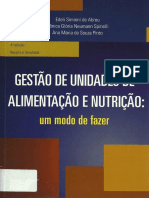 Gestão de Unidades de Alimentação e Nutrição - Modo de Fazer