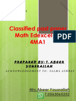 Classified OL Edexcel Math Edexcel by Mrs - Abeer Yousrallah