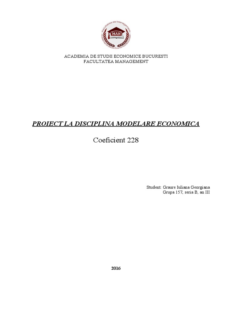 Modelare Proiect Ase | PDF