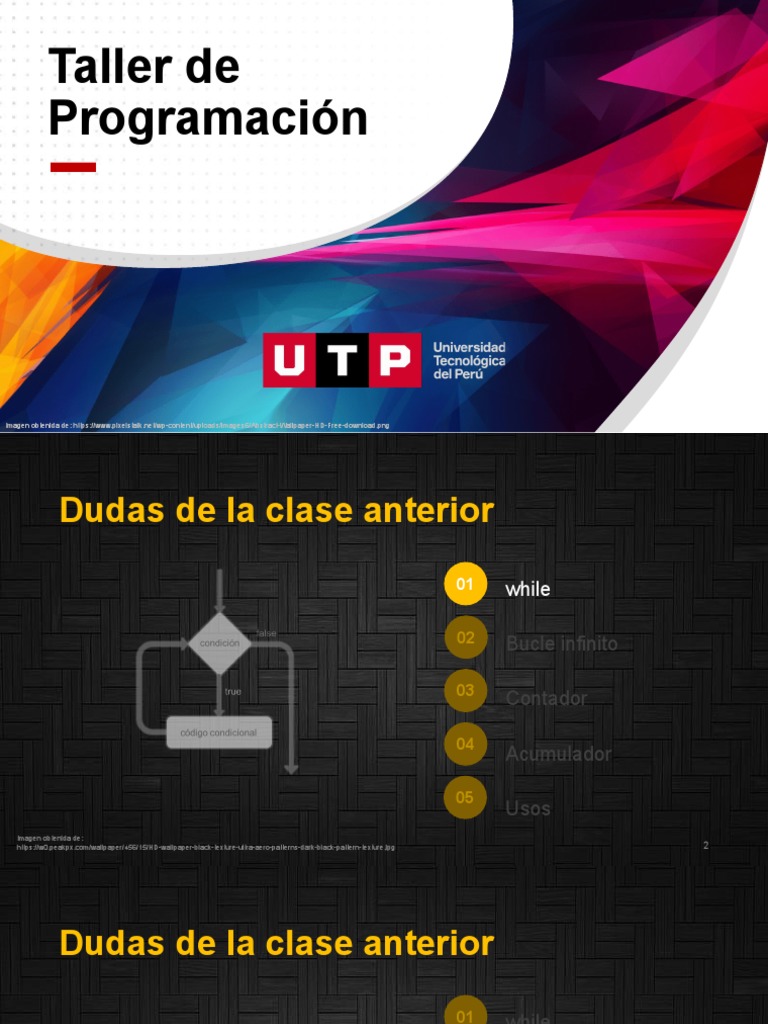 Taller Programacion Sesion 13 | PDF | Ciencias de la Computación ...