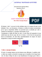 Calor y Transferencia de Calor