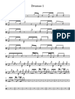 Drumas 1 rhythmic notation guide