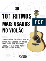 Dicionário 101 Ritmos mais usados no violão (Alta qualidade)