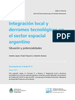 Integración Local y Derrames Tecnológicos en El Sector Espacial Argentino
