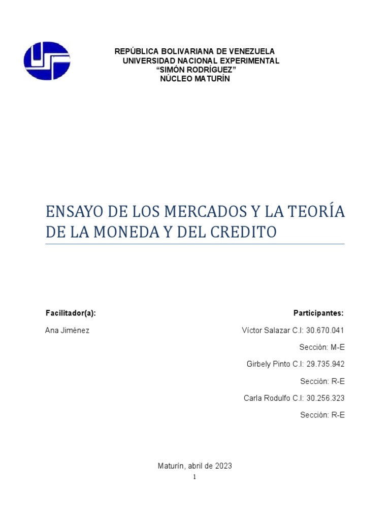 Ensayo de Economia PDF