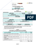 Evalaución de Desempeño - Año 2019 Nivel Supervisorio Periodo Evaluado: DESDE: 1/1/2019 Hasta: 6/30/2019 Datos de Identificación