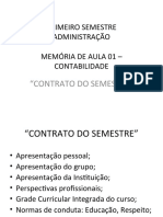 Memória de Aula 01 - Contabilidade 2013-1