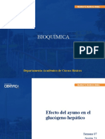 Bioquímica - Laboratorio - Sem-07 - Sesión-21 - Efecto Del Ayuno Sobre El Glucógeno Hepático - 2023-1