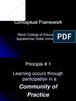 Conceptual Framework: Reich College of Education Appalachian State University