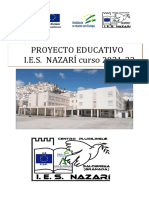 Proyecto Educativo 20212022