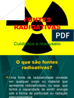 Fontes Radioativas: Cuidados e Manuseio