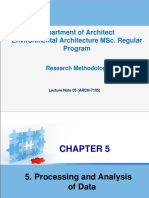 Chapter 5.0 - Data Processing