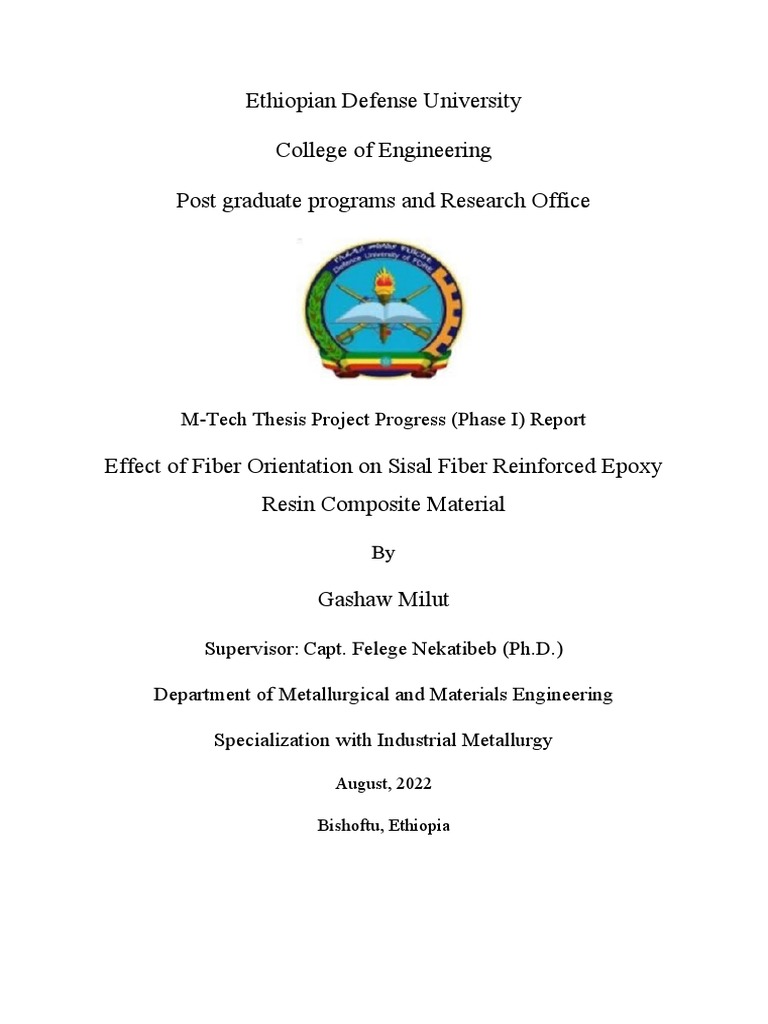Fiber Orientation Effect on Sisal Composite | PDF | Composite Material ...