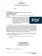 Oficio de Remisión de Informe A Procurador