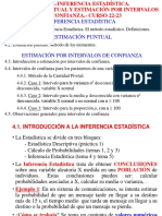 Teoria Tema 4 Inferencia Estadistica y Estimacion Puntual 22-23