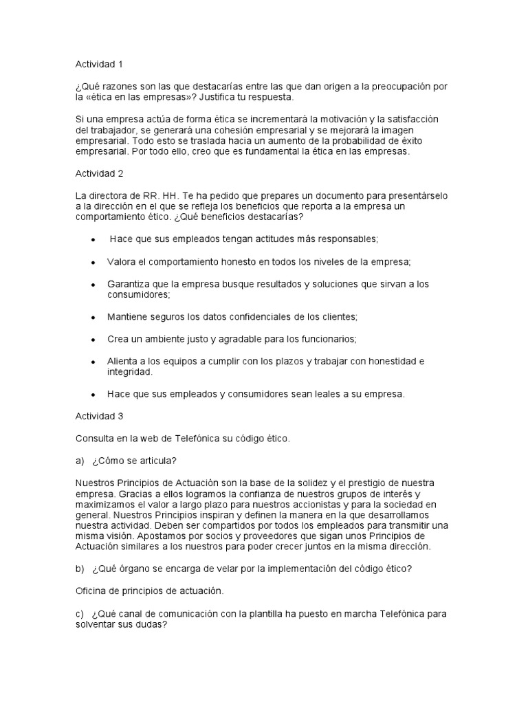 Actividades U10 | PDF | Crecimiento personal y profesional