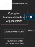 Conceptos Fundamentales de La Argumentación