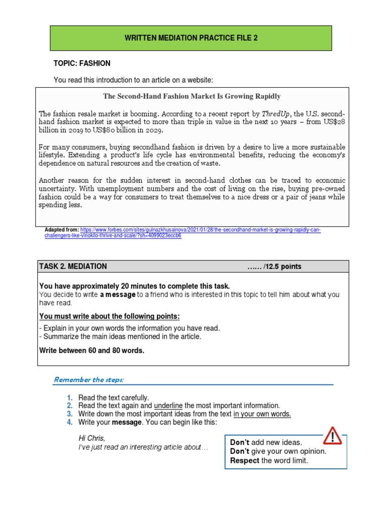 Written Mediation Sample | PDF | Cost Of Living | Market (Economics)