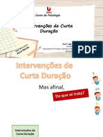 AULA INICIAL-Intervenções de Curta Duração