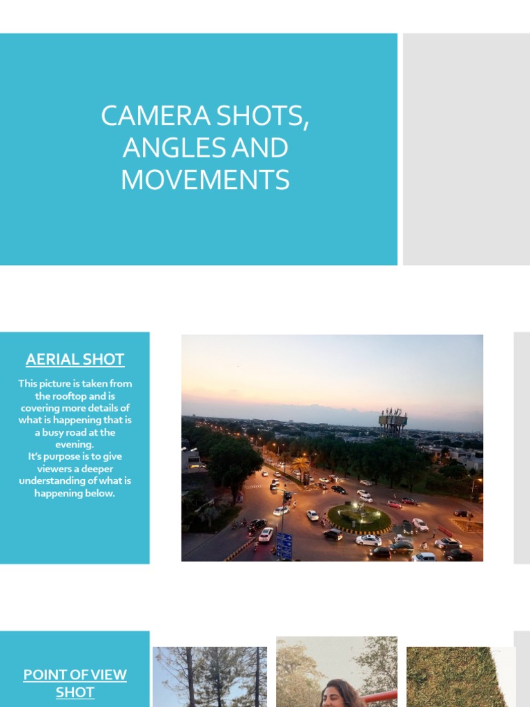 Camera Shots and Angles Overview | PDF