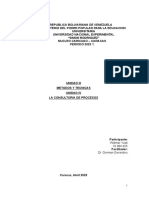 Metodos Tecnicas y Consultoria de Procesos Organizacionales