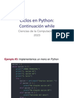 While Python