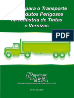 Manual para o Transporte de Produtos Perigosos na Industria de Tintas e Vernizes