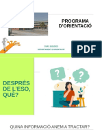 1005 Programa D'orientació Eso