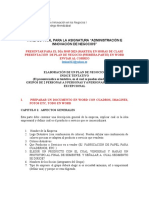 Trabajo Plan de Negocios Primera Parte Adm e Innovac Enunciado 1 2023