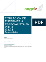 Conceptos Básicos Sobre El Ictus para El Personal de Enfermería Modulo I