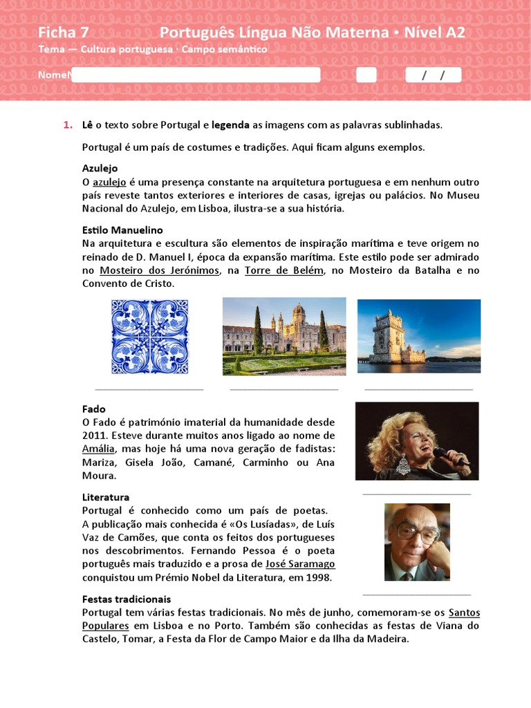 PLNM Ficha 7 - N2 | PDF