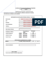 Formato Certificado Instalacion Polarizado