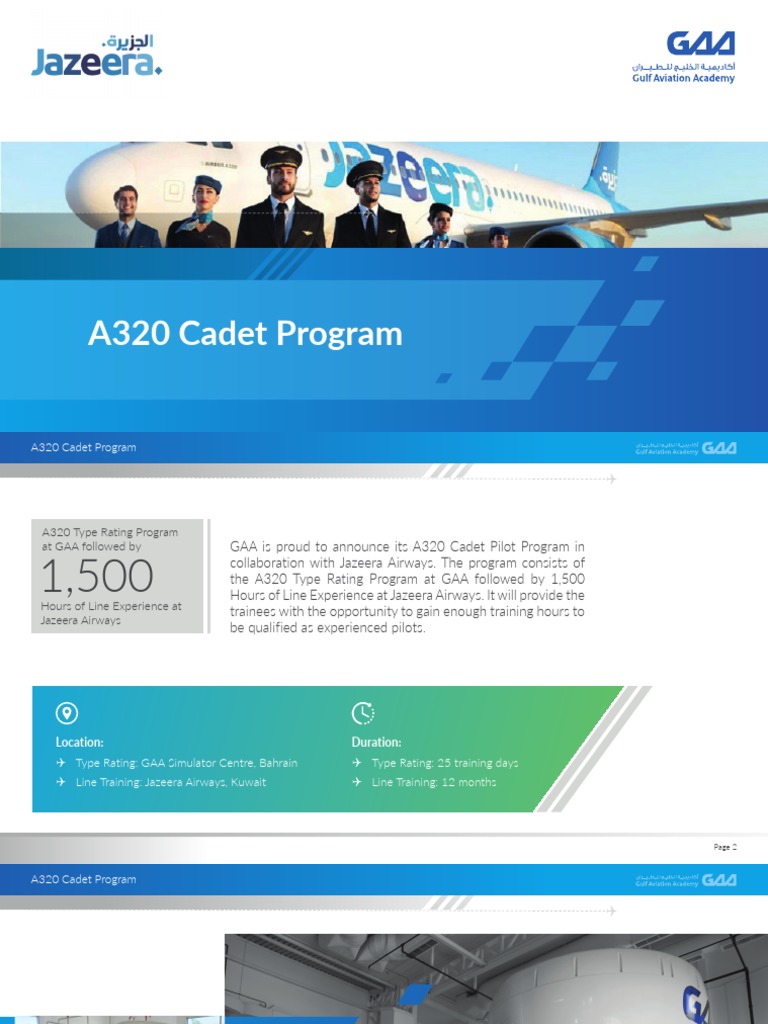 Jazeera Airways A320 Cadet Program | PDF | Aviation | Transport