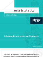 Apresentação Simples - Introdução Aos Testes de Hipóteses