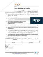 DSWD-PMB-GF-001 - REV 02 - Affidavit of Support and Consent