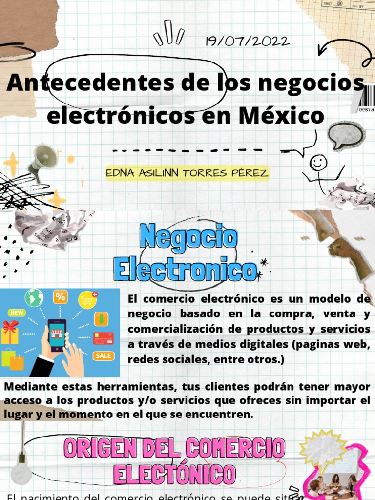 Antecedentes de Los Negocios Electrónicos en México | PDF | Comercio ...
