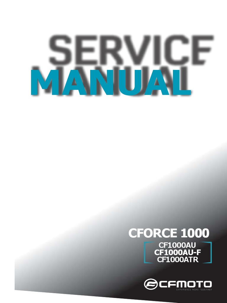 2023 CFMOTO UFORCE 1000 SERVICE MANUAL PDF FREE DOWNLOAD visual data 4