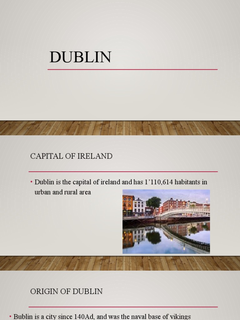 DUBLIN CITY GUIDE PDF intelligence overview