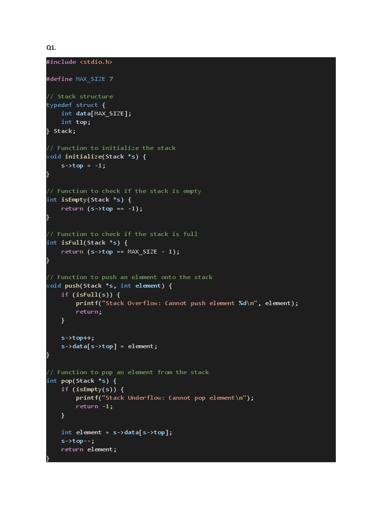 Max - Size | PDF | Queue (Abstract Data Type) | Information Technology ...
