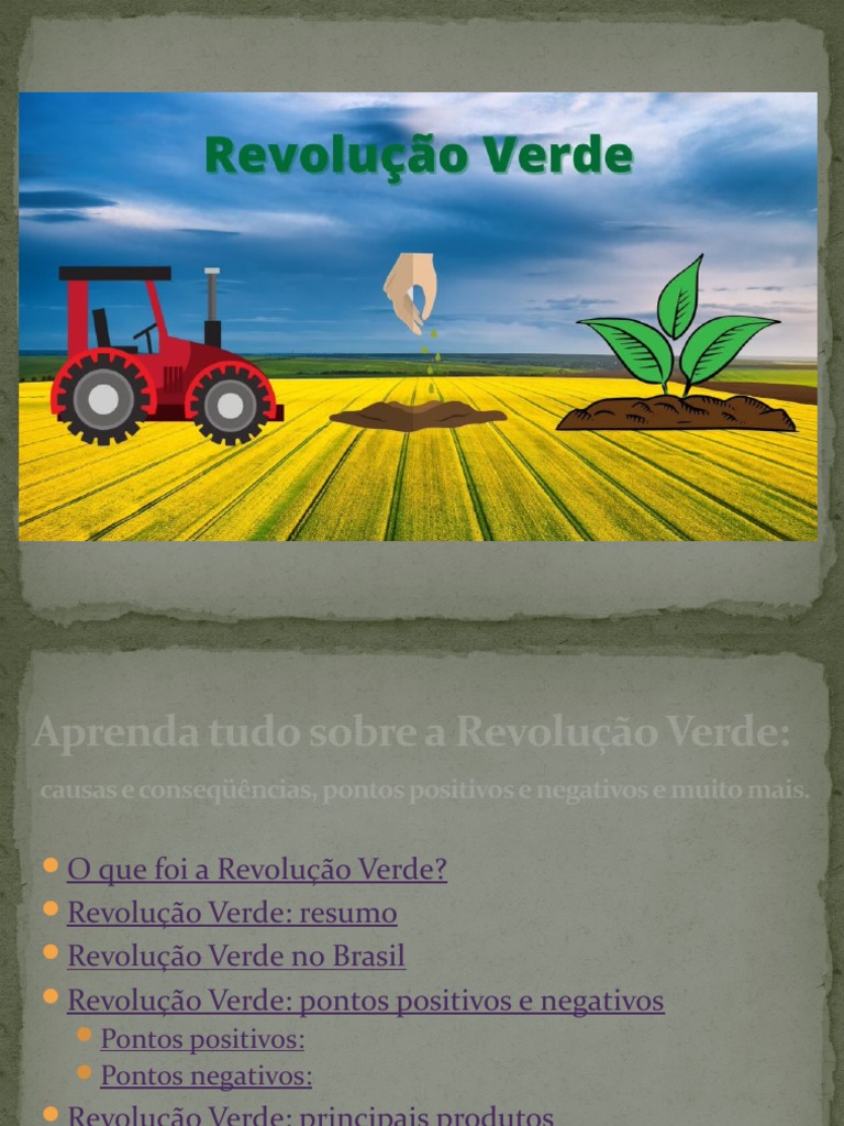Revolução Verde Do Seculo 21 | PDF | Revolução Verde | Agricultura