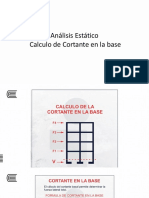 Calculo de Cortante en la base Unidad 03