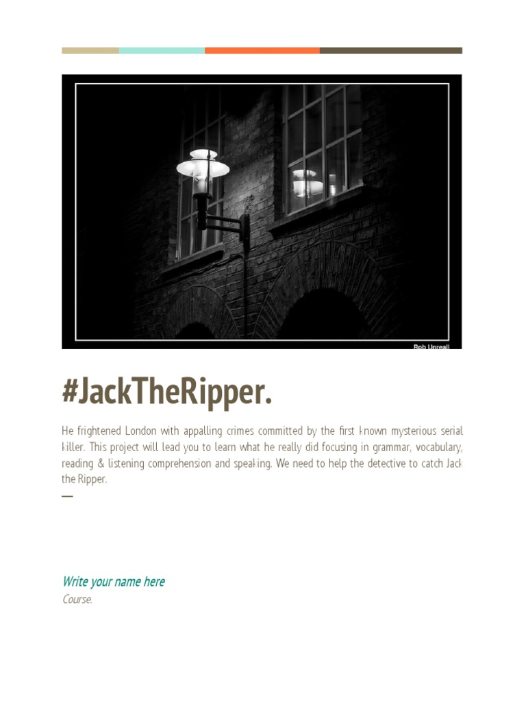 Questions - Jack The Ripper. | PDF | Jack The Ripper